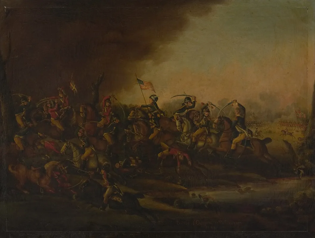 Battle Of Cowpens Wall Art by Frederick Kemmelmeyer - High-Resolution Digital Print