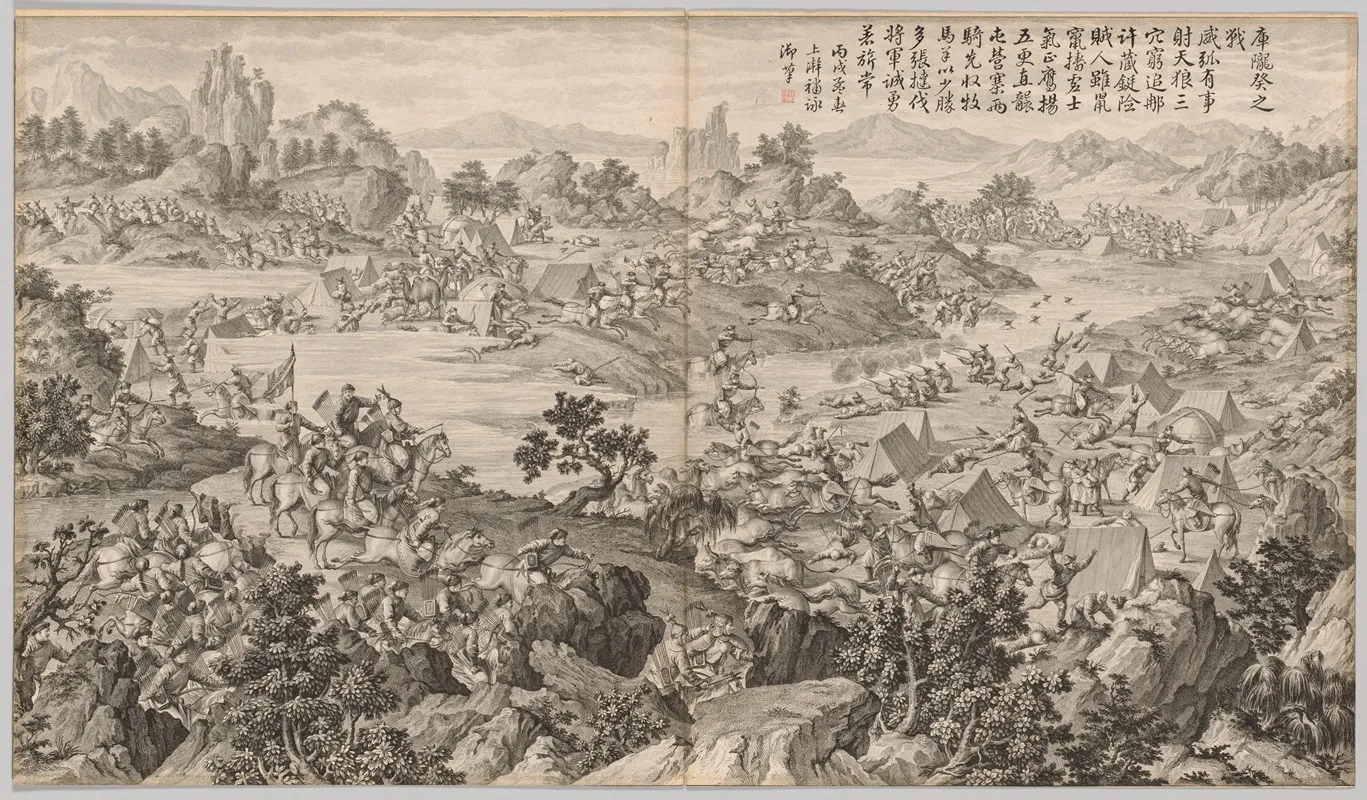 Battle Of Kulongkui Wall Art by Jean Damascene Sallusti - High-Resolution Digital Print