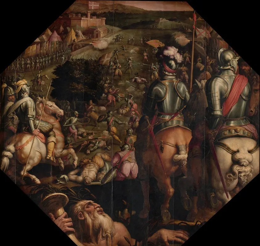 Battle Of Marciano In Val Di Chiana