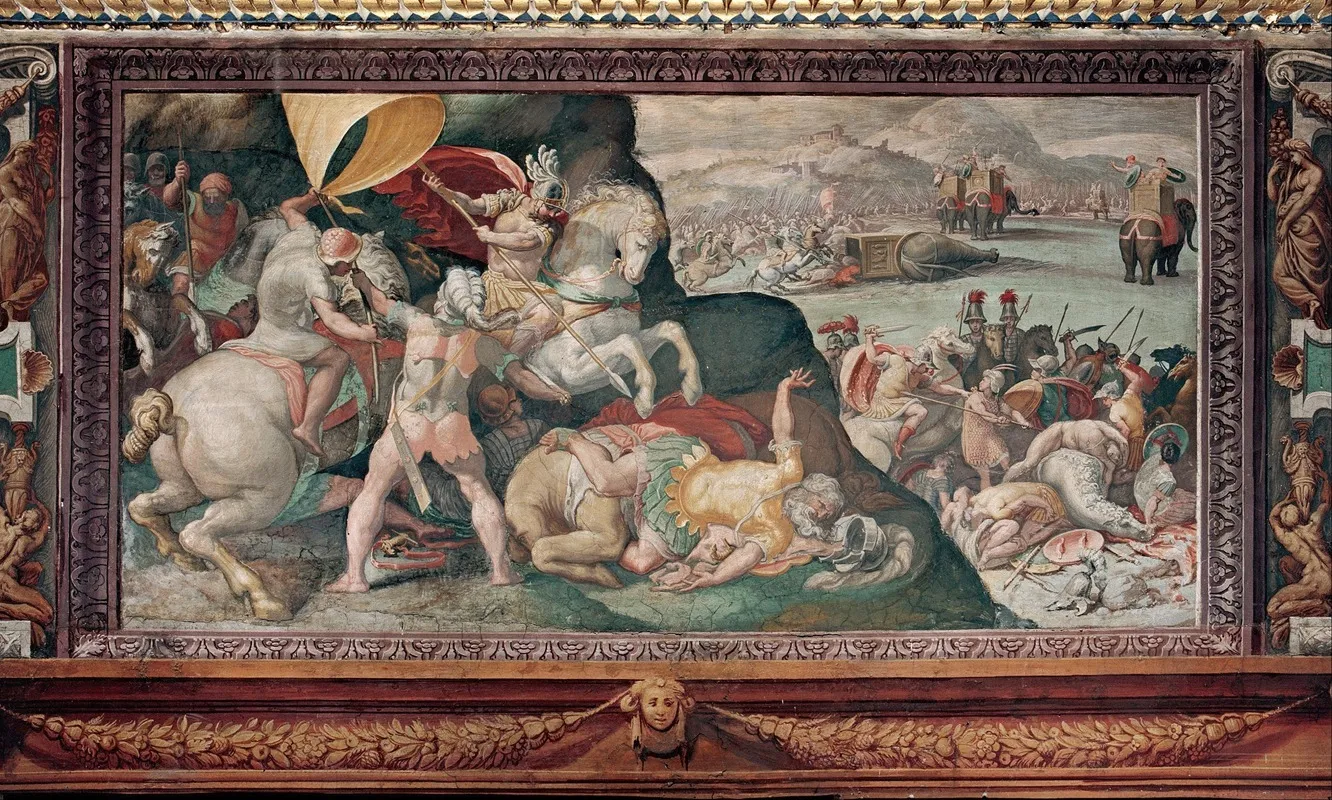 Battle Of Zama Wall Art by Roviale Spagnolo - High-Resolution Digital Print