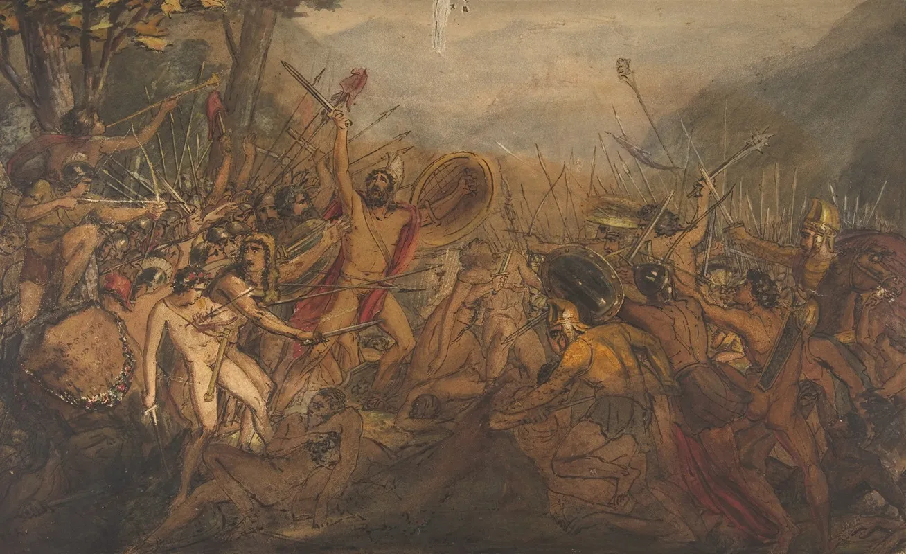 Battle Scene 15 Wall Art by François Joseph Heim - High-Resolution Digital Print