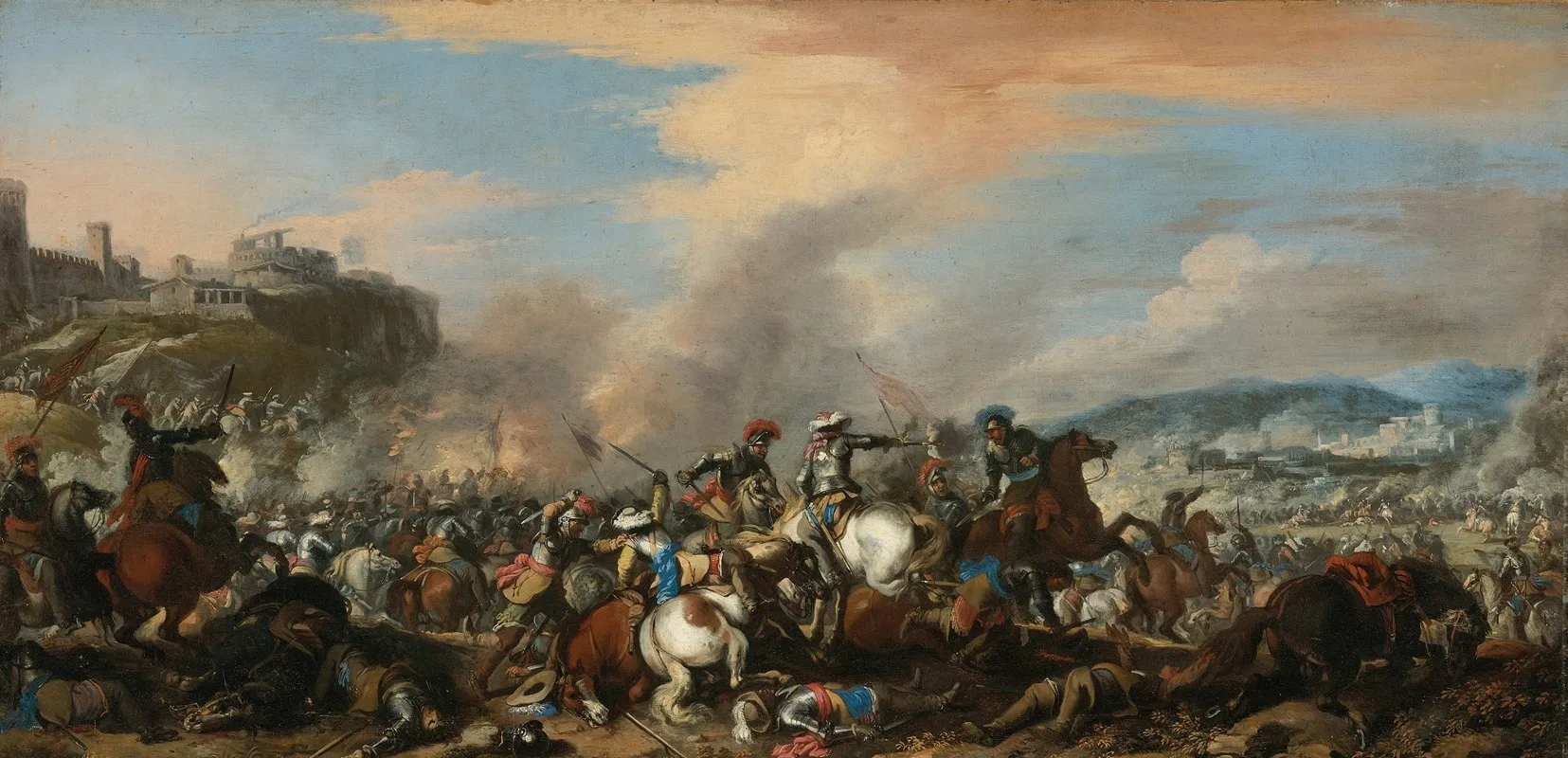 Battle Scene 16 Wall Art by Jacques Courtois - High-Resolution Digital Print
