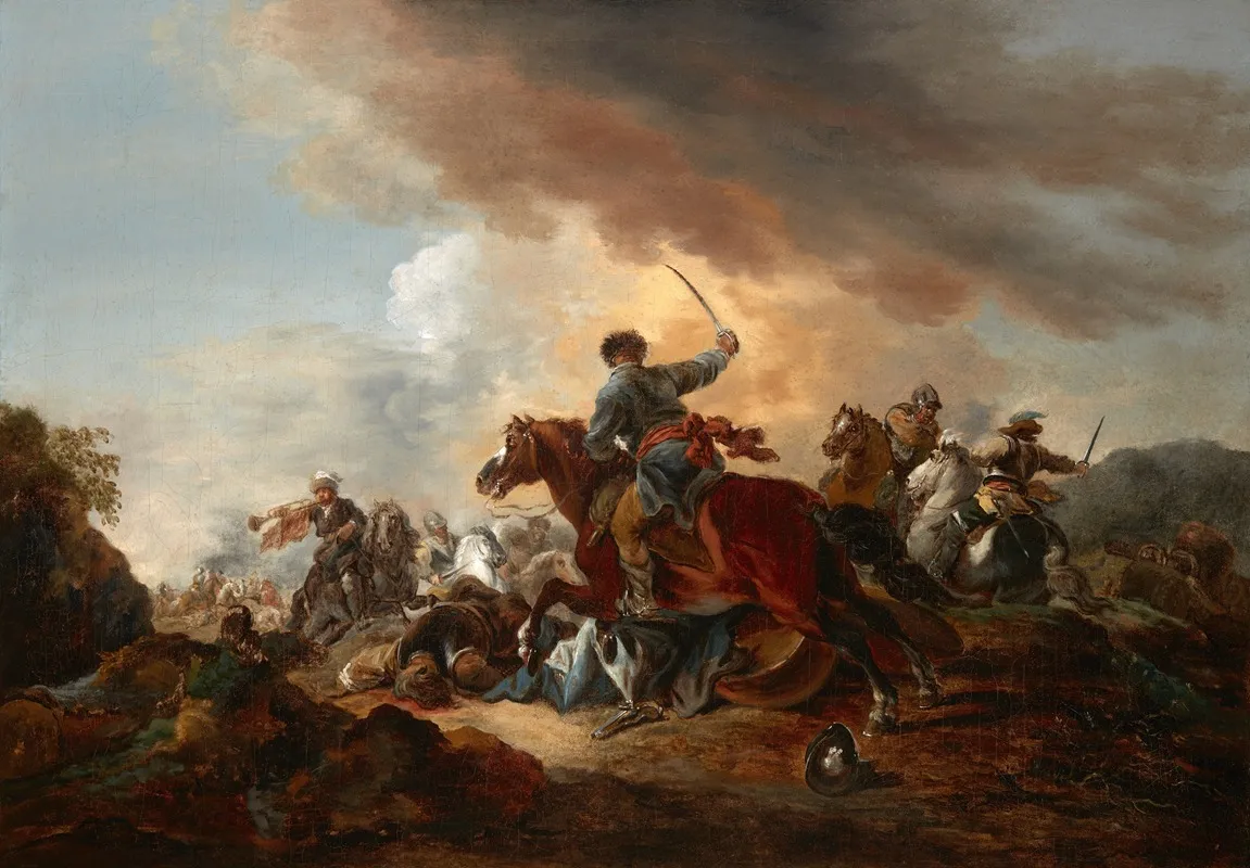 Battle Scene 23 Wall Art by Aleksander Orłowski - High-Resolution Digital Print