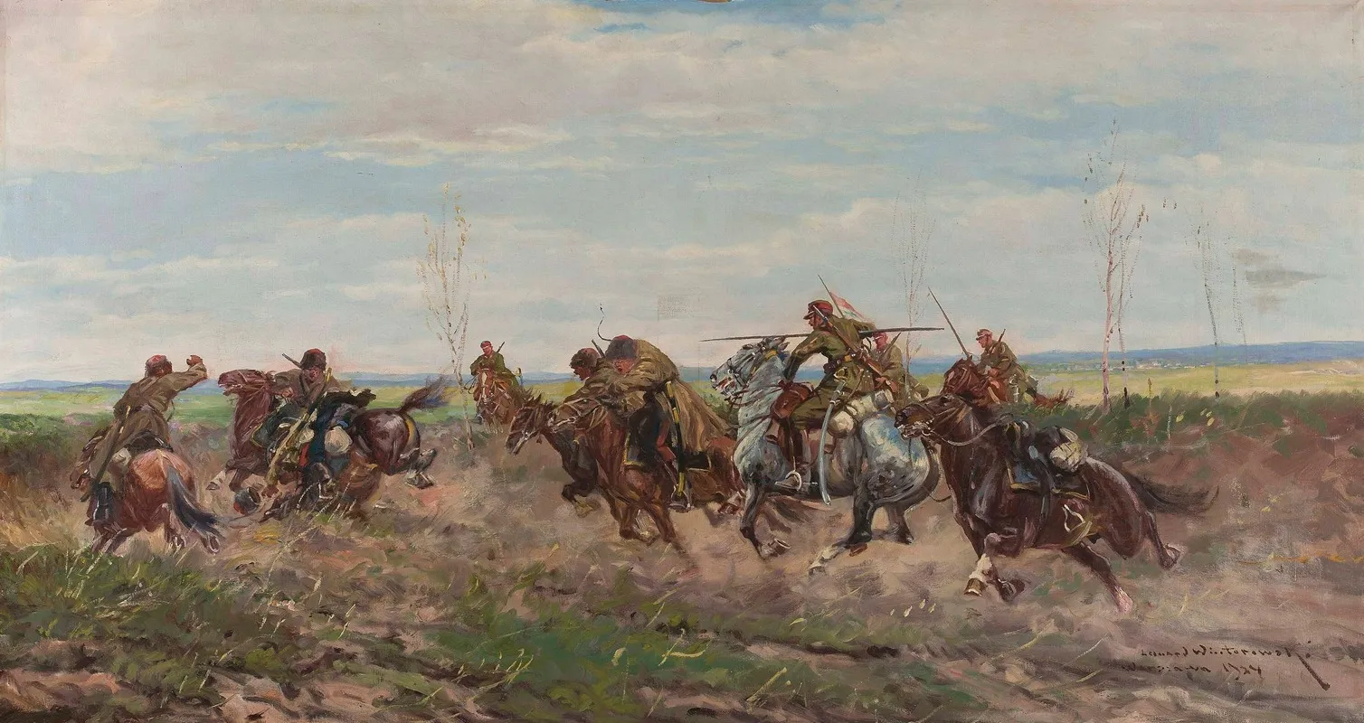 Battle Scene 32 Wall Art by Leonard Wintorowski - High-Resolution Digital Print