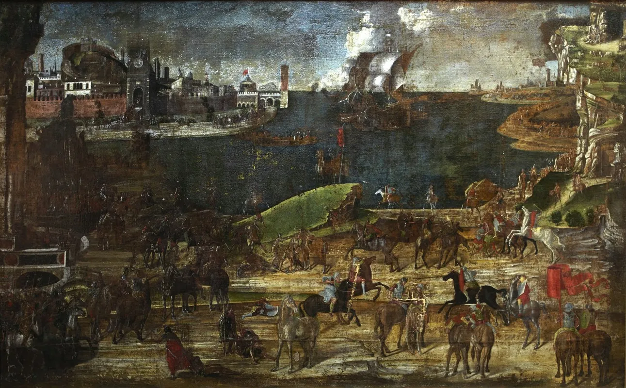 Battle Scene 39 Wall Art by Bernardo Parentino - High-Resolution Digital Print