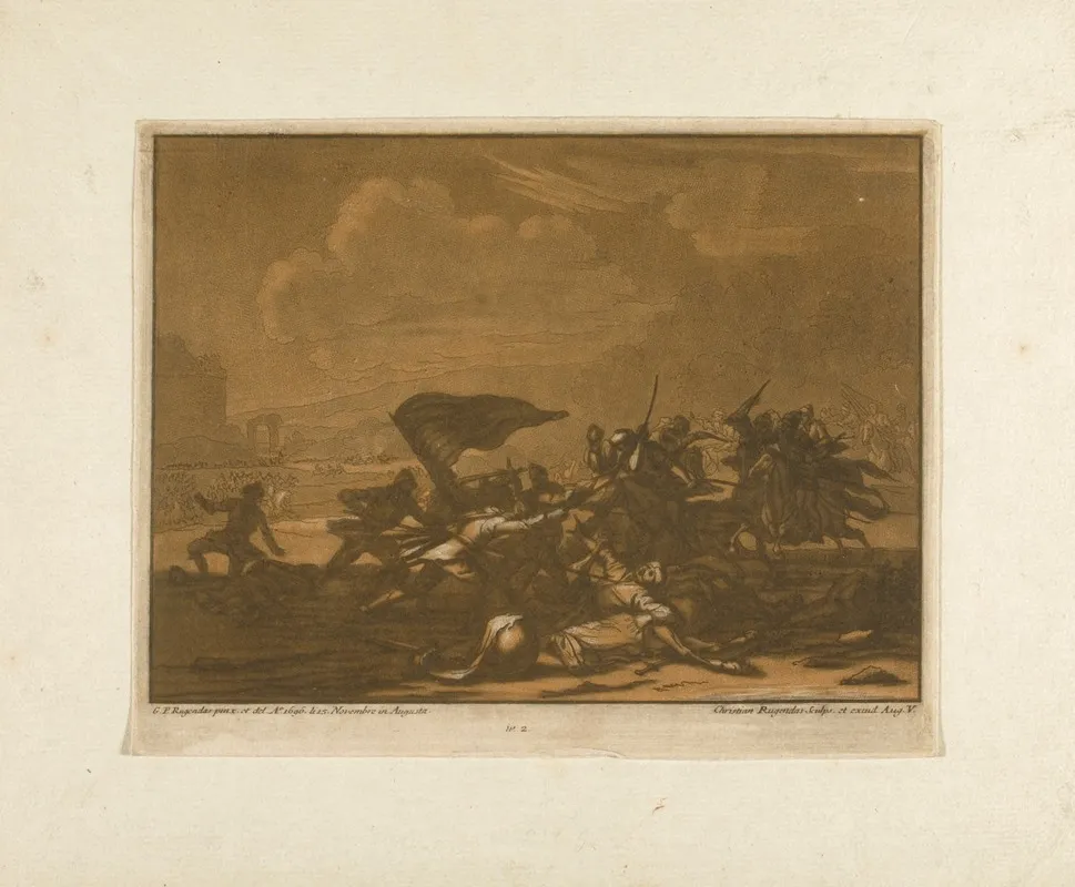Battle Scene 42 Wall Art by Christian Rugendas - High-Resolution Digital Print