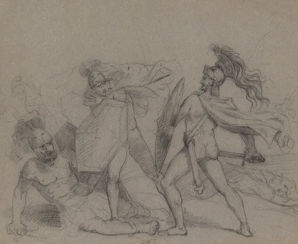 Battle Scene With Achilles