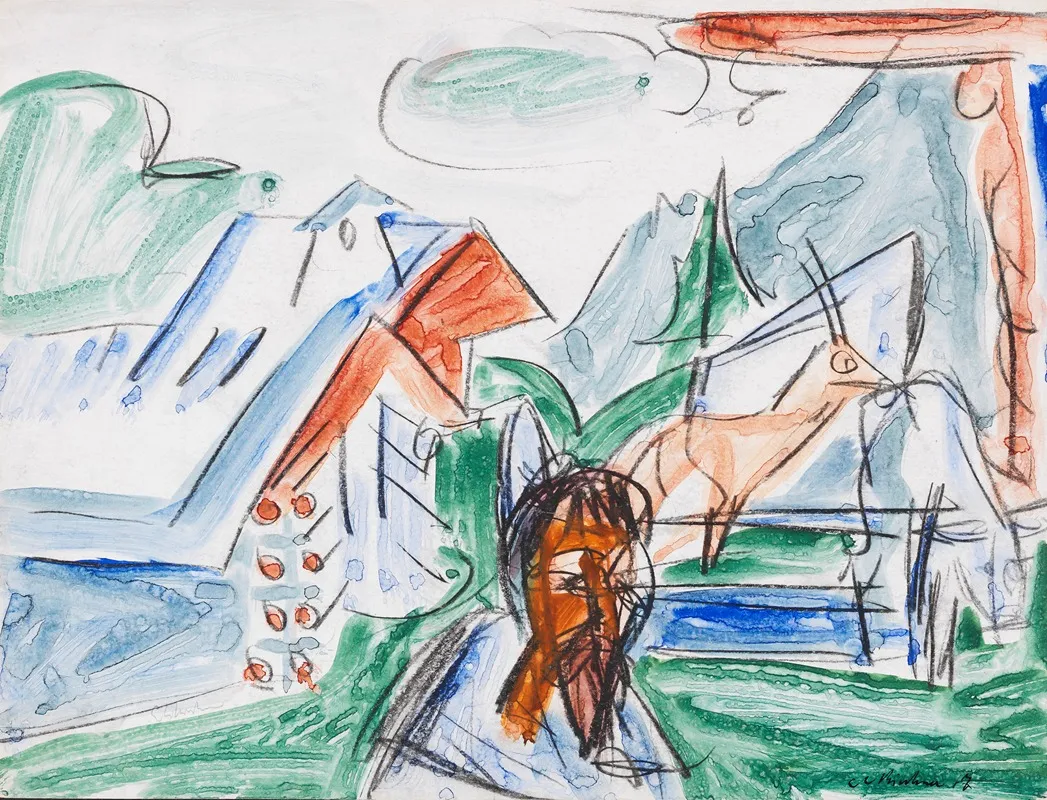 Bauer Auf Der Alp