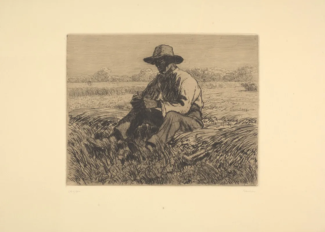 Bauer Im Felde Wall Art by Albert Haueisen - High-Resolution Digital Print
