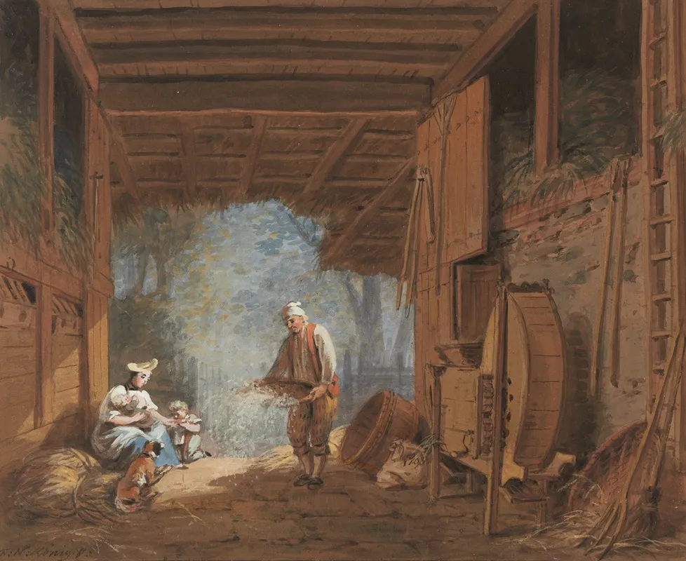 Bauernfamilie Im Tenn