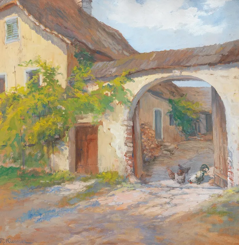 Bauernhaus In Ardagger Wall Art by Rudolf Kierner - High-Resolution Digital Print