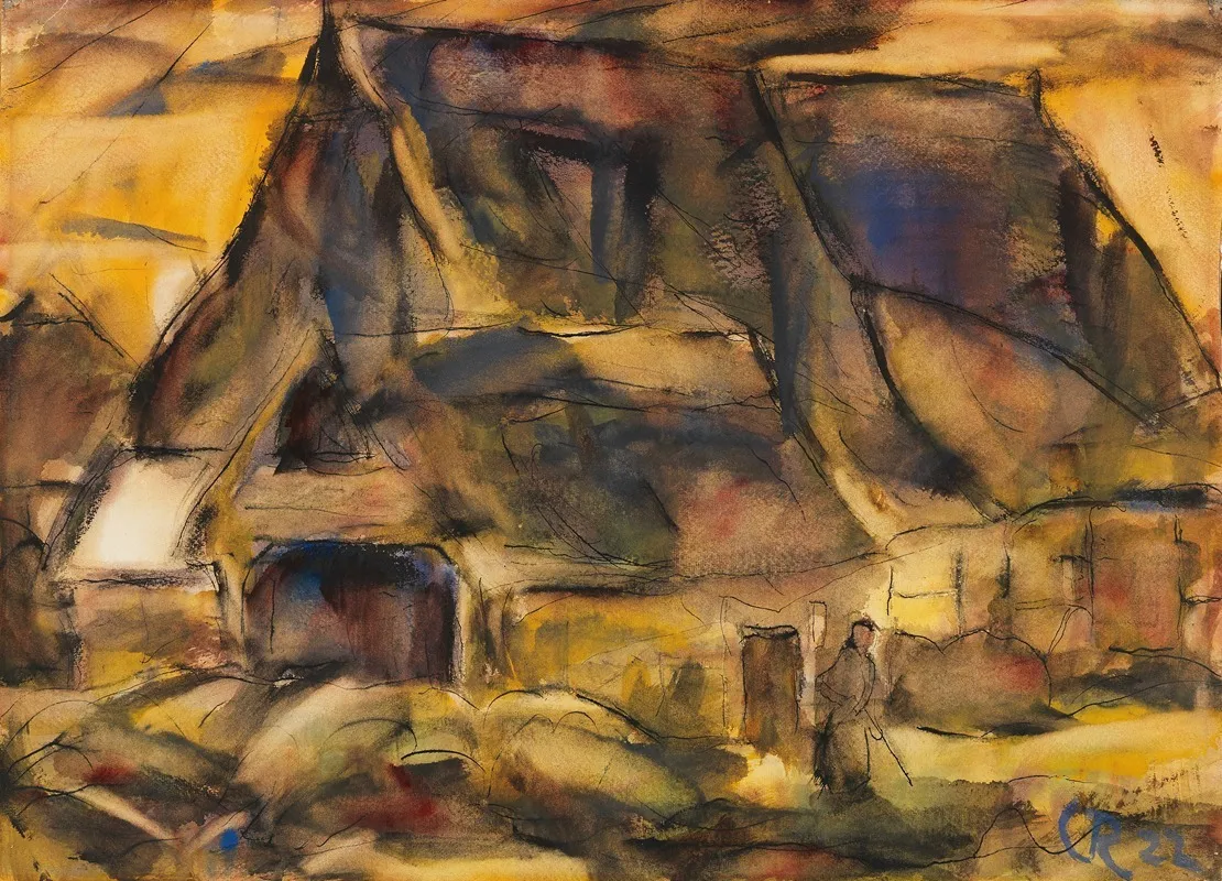 Bauernhaus In Holstein Wall Art by Christian Rohlfs - High-Resolution Digital Print