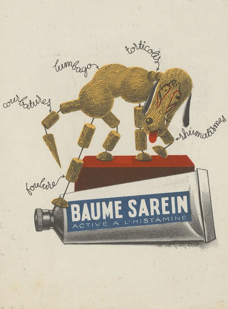 Baume Sarein Wall Art by Laboratoires de thérapeutique antirhumatismale Sarein - High-Resolution Digital Print