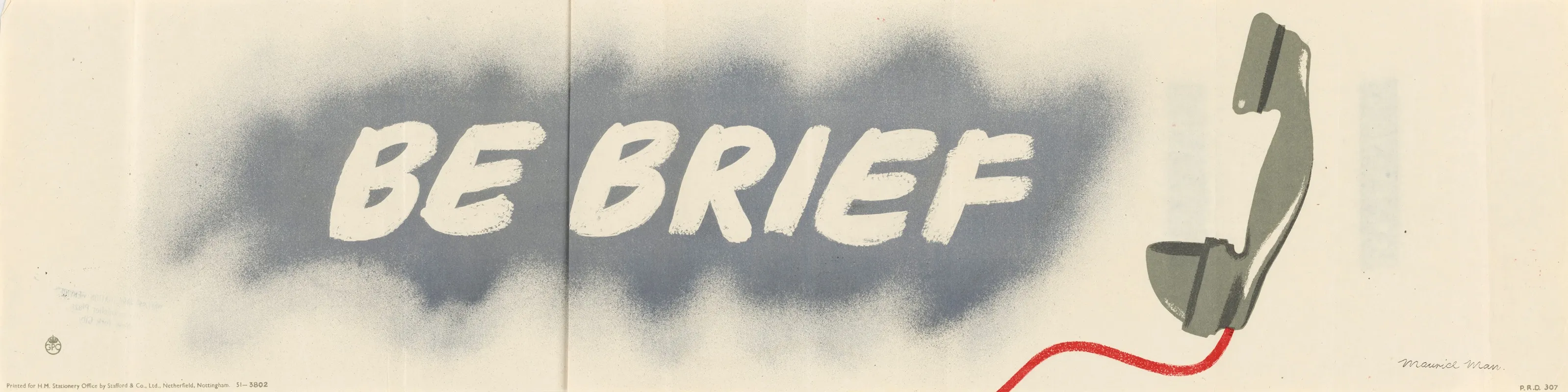 Be Brief Wall Art by Maurice Man - High-Resolution Digital Print