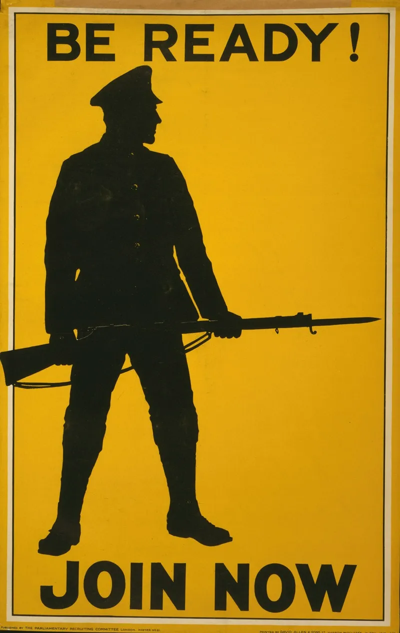 Be Ready Join Now Wall Art by David Allen &amp; Sons - High-Resolution Digital Print