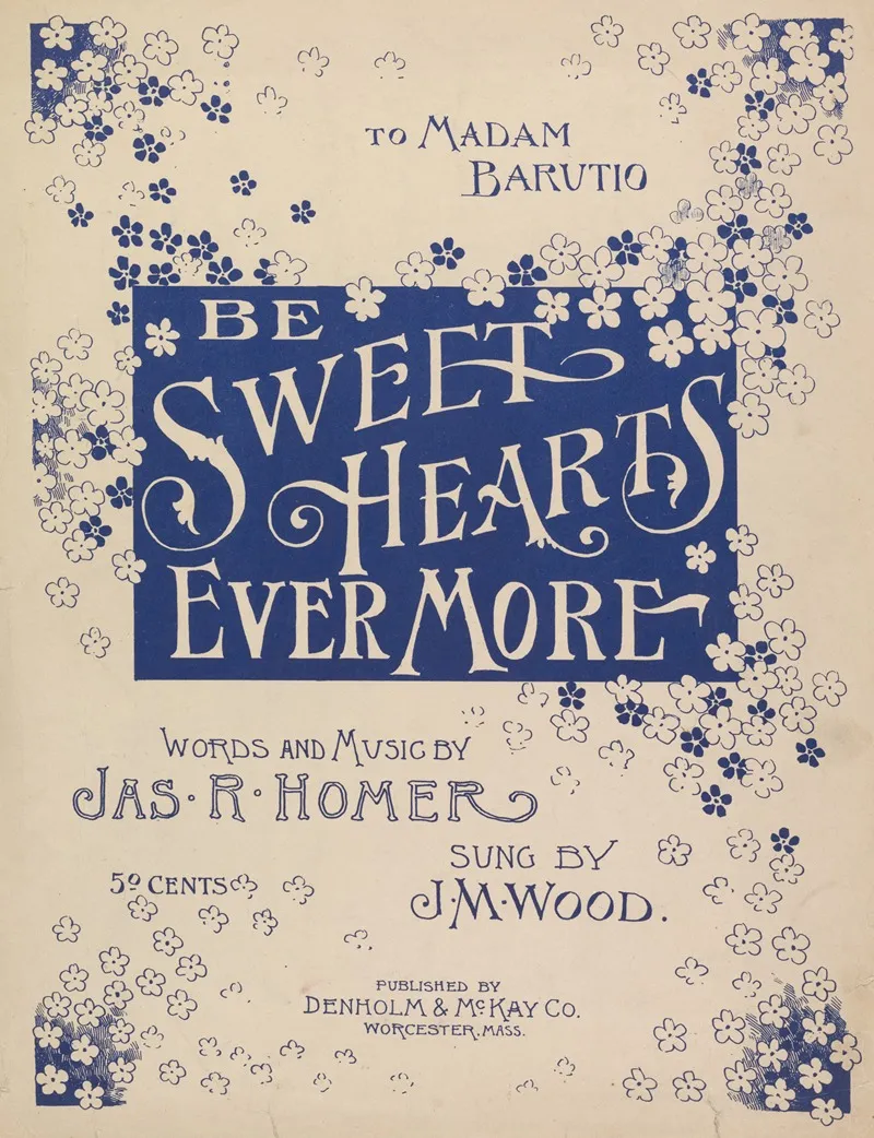 Be Sweethearts Evermore Wall Art by Anonymous - High-Resolution Digital Print