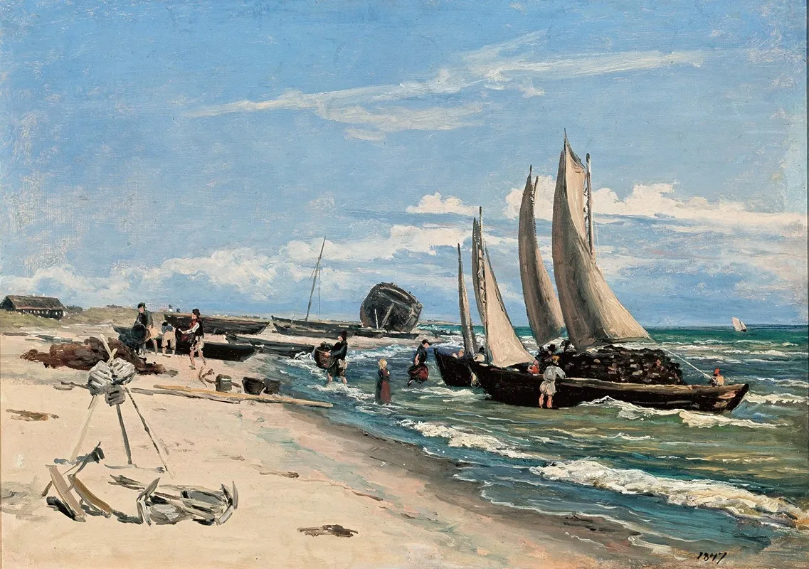 Beach At Skagen Vesterby