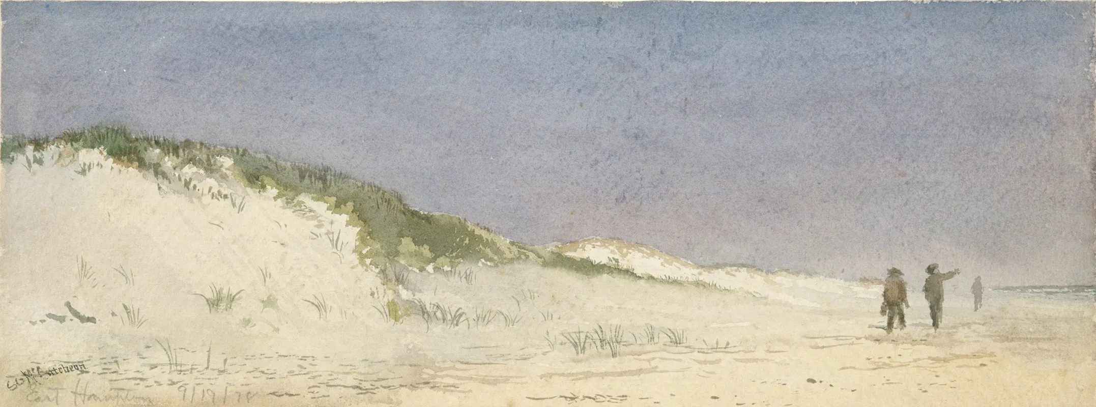 Beach East Hampton Wall Art by S.G. McCutcheon - High-Resolution Digital Print