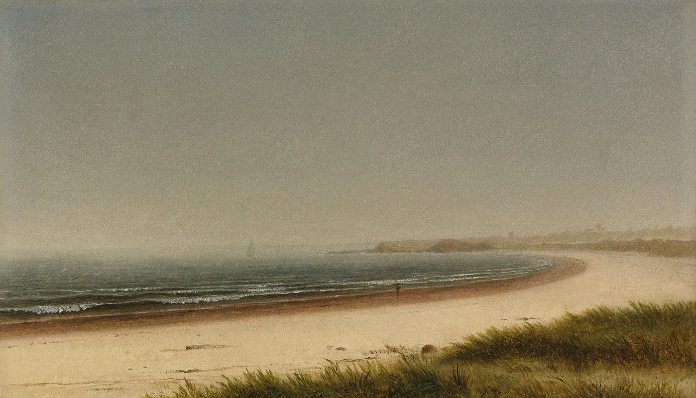 Beach Scene Newport Wall Art by James Augustus Suydam - High-Resolution Digital Print