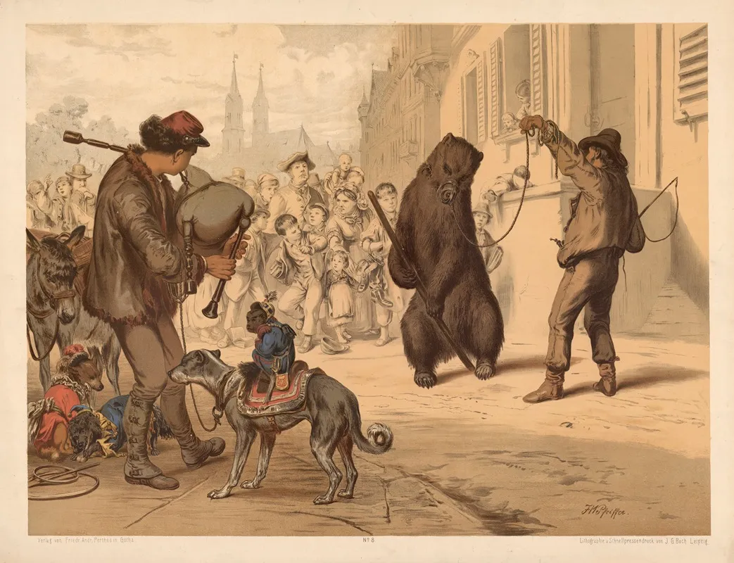Bear 6 Wall Art by Otto Speckter - High-Resolution Digital Print