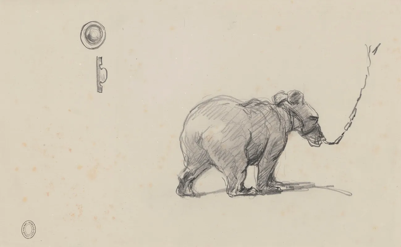 Bear Wall Art by Henri Hymans - High-Resolution Digital Print