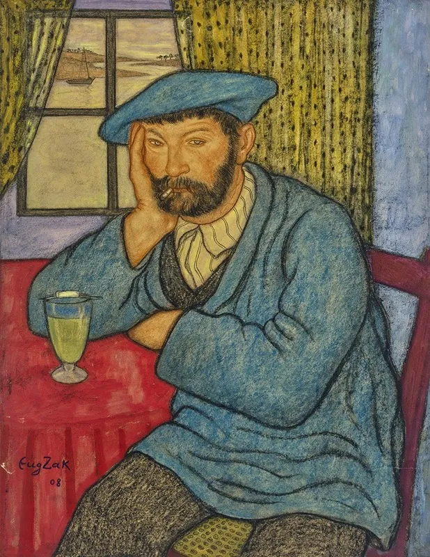 Bearded Man Wall Art by Eugeniusz Zak - High-Resolution Digital Print