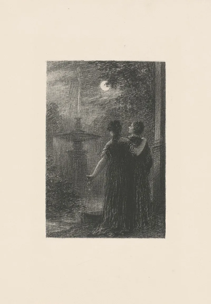 Beatrice Et Benedict Acte Ier Nocturne Wall Art by Henri Fantin-Latour - High-Resolution Digital Print