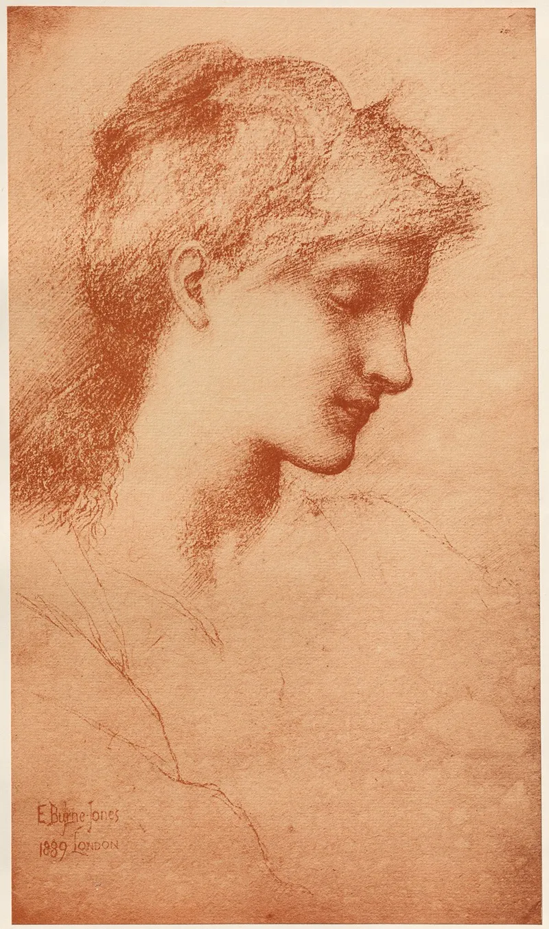 Beauty 3 Wall Art by Sir Edward Coley Burne-Jones - High-Resolution Digital Print