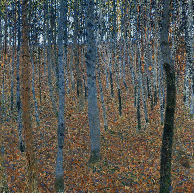 Beech Grove I Wall Art by Gustav Klimt - High-Resolution Digital Print
