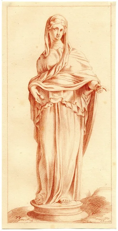 Beeld Van Staande Vrouw 12