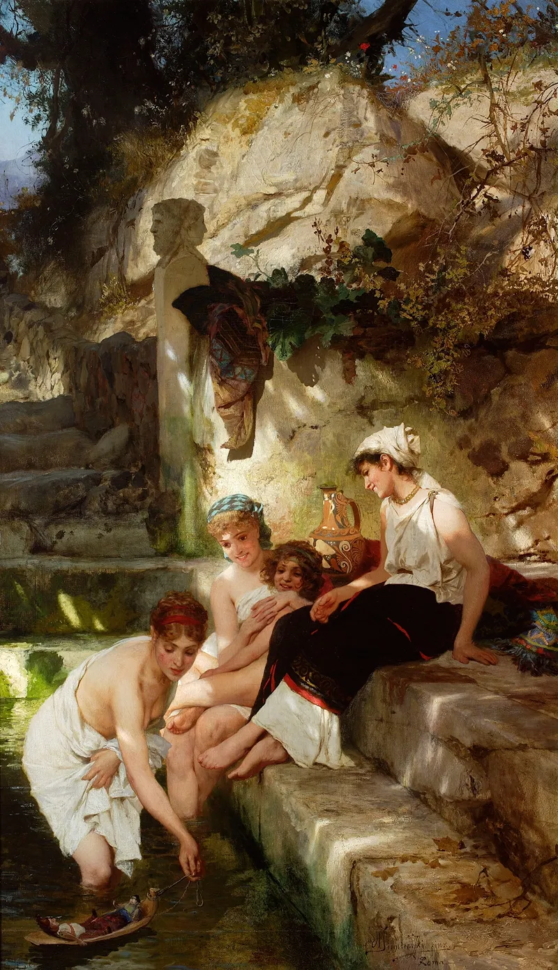 Before A Bath Idyll