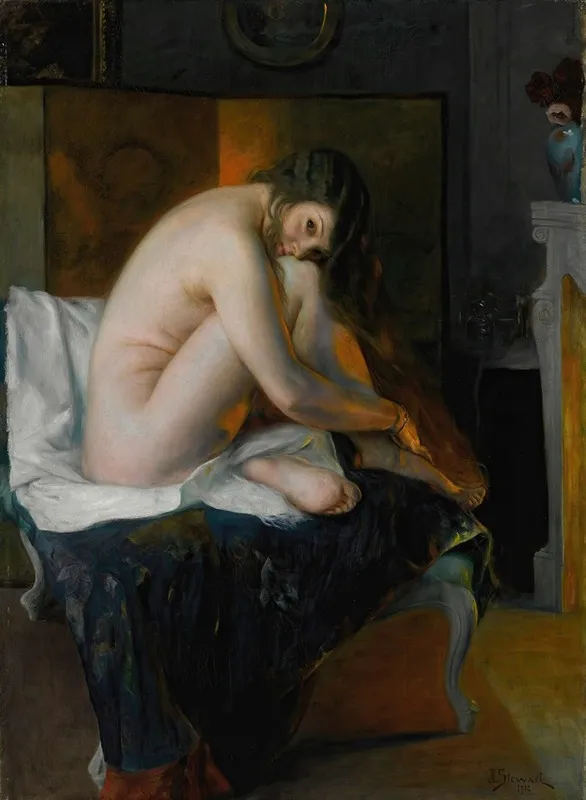 Before The Fire Wall Art by Julius Leblanc Stewart - High-Resolution Digital Print
