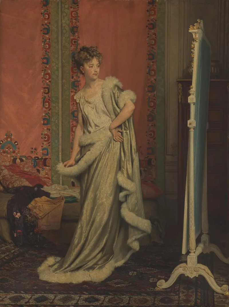 Before The Mirror 4 Wall Art by Pierre Paul Léon Glaize - High-Resolution Digital Print