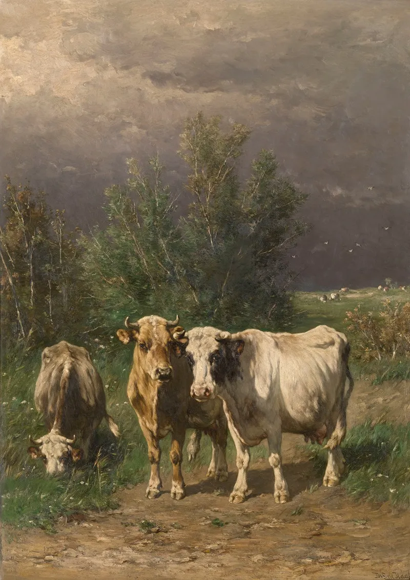 Before The Thunderstorm Wall Art by Johannes Hubertus Leonardus de Haas - High-Resolution Digital Print