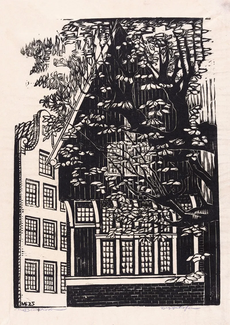 Begijnhof In Amsterdam Wall Art by Meijer Bleekrode - High-Resolution Digital Print