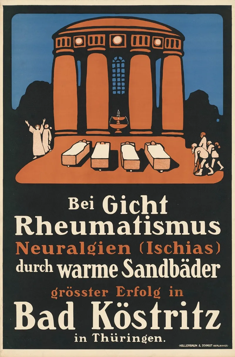 Bei Gicht Rheumatismus Neuralgien Ischias Durch Warme Sandbader Bad Kostritz