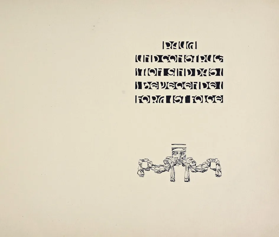 Beispiele Kunstlerischer Schrift Pl 045 Wall Art by Rudolf von Larisch - High-Resolution Digital Print