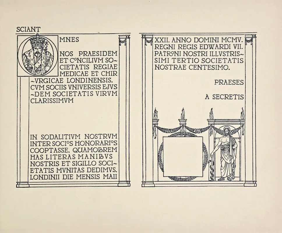 Beispiele Kunstlerischer Schrift Pl 068 Wall Art by Rudolf von Larisch - High-Resolution Digital Print