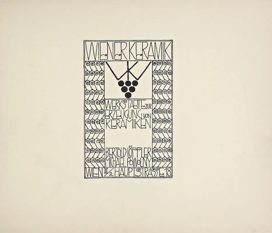 Beispiele Kunstlerischer Schrift Pl 089 Wall Art by Rudolf von Larisch - High-Resolution Digital Print