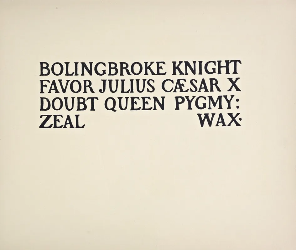 Beispiele Kunstlerischer Schrift Pl 091 Wall Art by Rudolf von Larisch - High-Resolution Digital Print