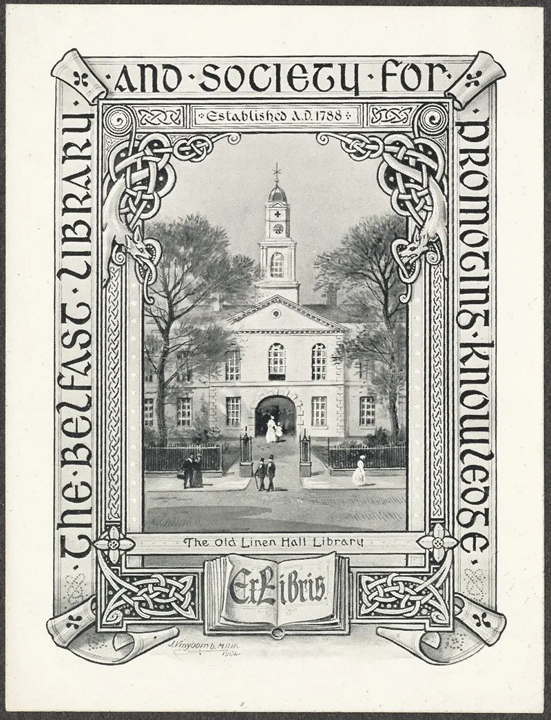Belfast Library And Society For Promoting Knowledge Wall Art by John Vinycomb - High-Resolution Digital Print