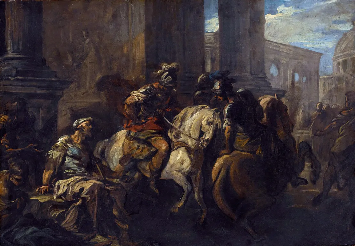 Belisarius Begging At The Gates Of Rome