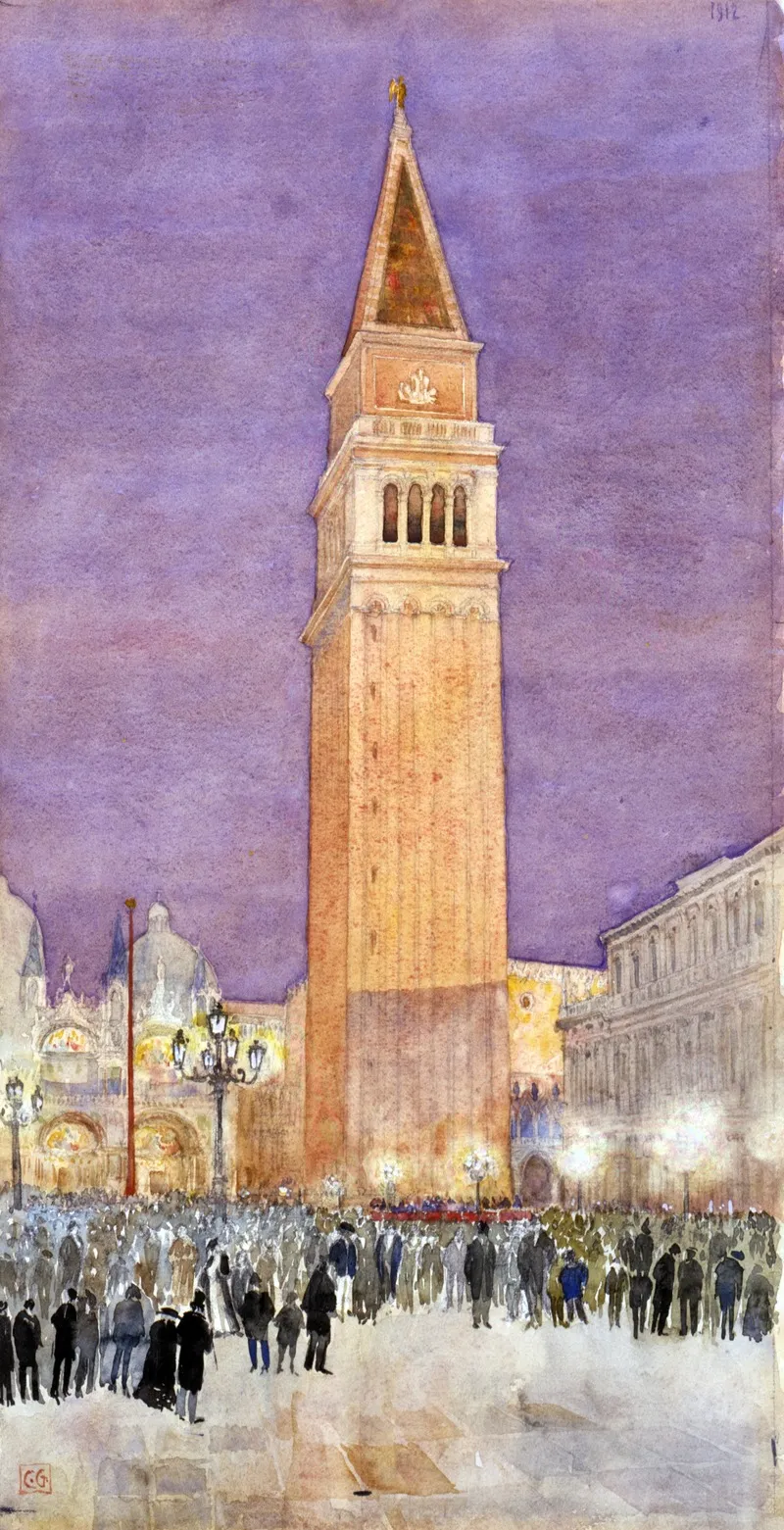 Bell Tower St Marks Square Venice