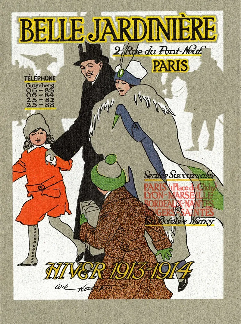 Belle Jardiniere Hiver 1913 1914 2 Wall Art by Will Houghton - High-Resolution Digital Print