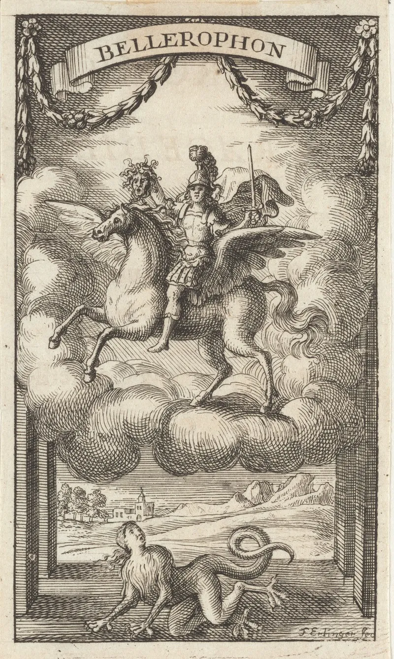 Bellerophon Wall Art by Franz Ertinger - High-Resolution Digital Print