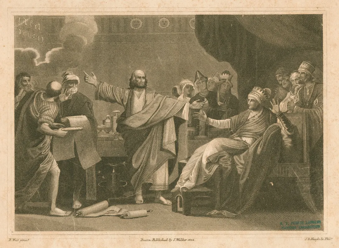 Belshazzars Impious Feast Wall Art by Benjamin West - High-Resolution Digital Print