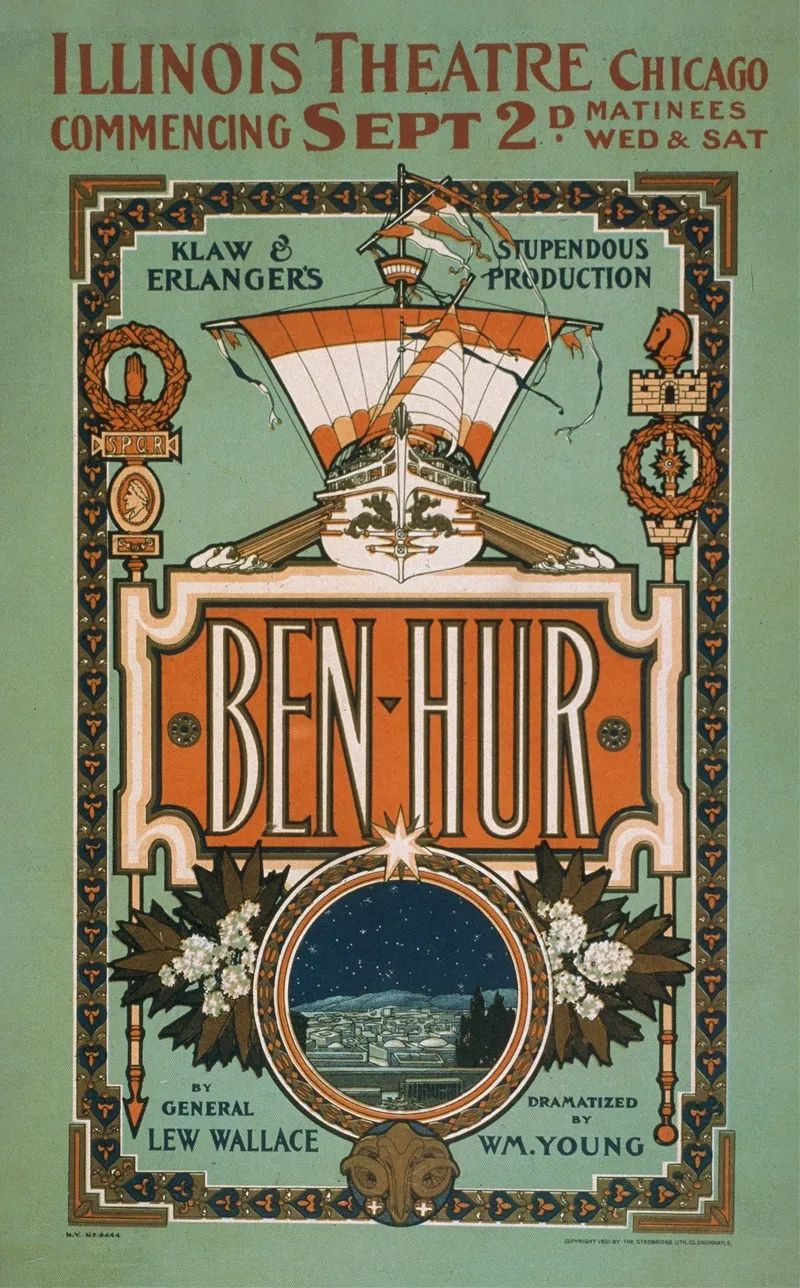 Ben Hur Klaw Erlangers Stupendous Production