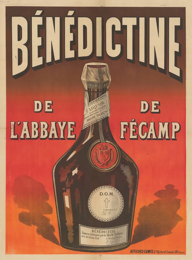 Benedictine De Labbaye De Fecamp Wall Art by Imp. Camis - High-Resolution Digital Print