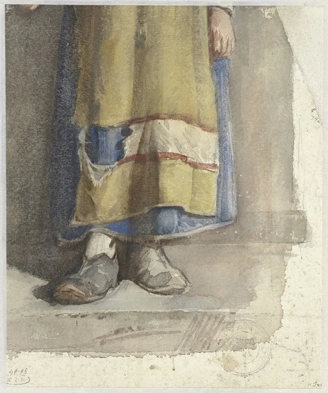 Benen En Voeten Van Staande Vrouwelijke Figuur Wall Art by Jacobus van Looy - High-Resolution Digital Print