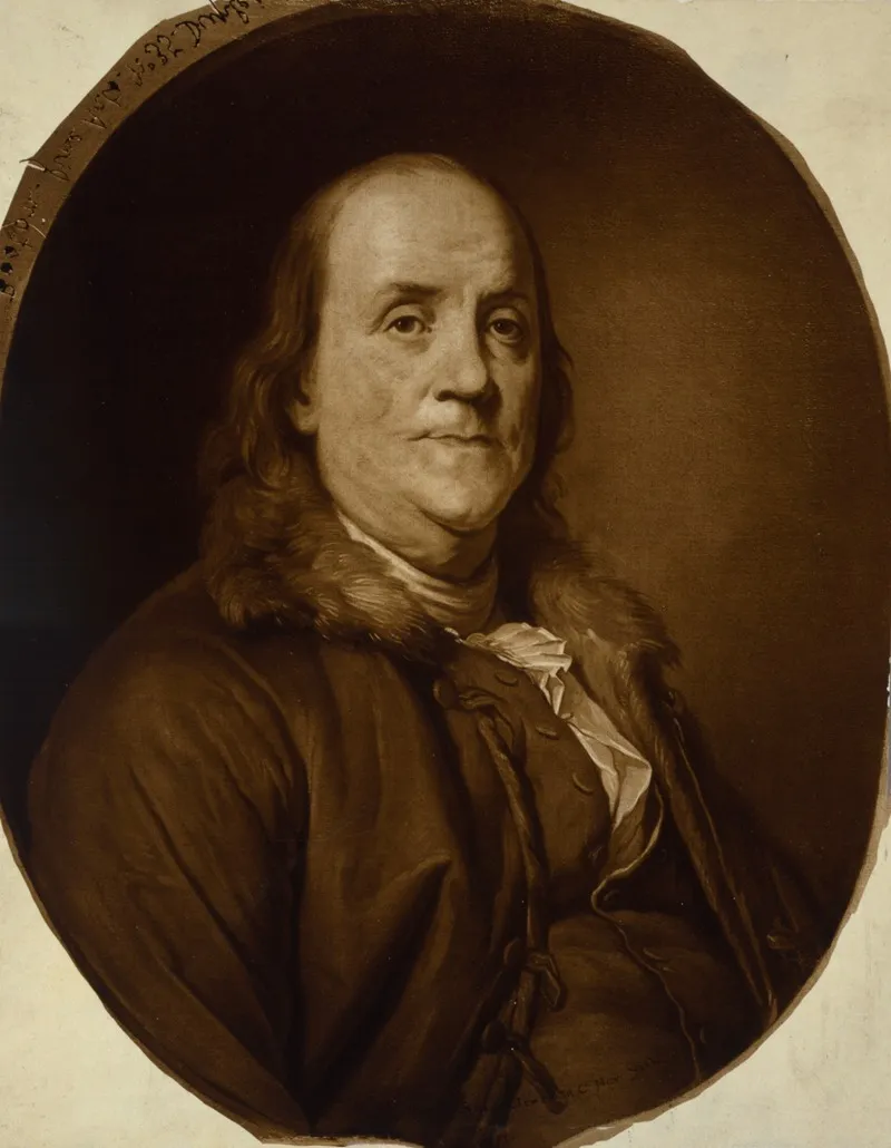 Benjamin Franklin 13 Wall Art by Joseph-Siffrède Duplessis - High-Resolution Digital Print
